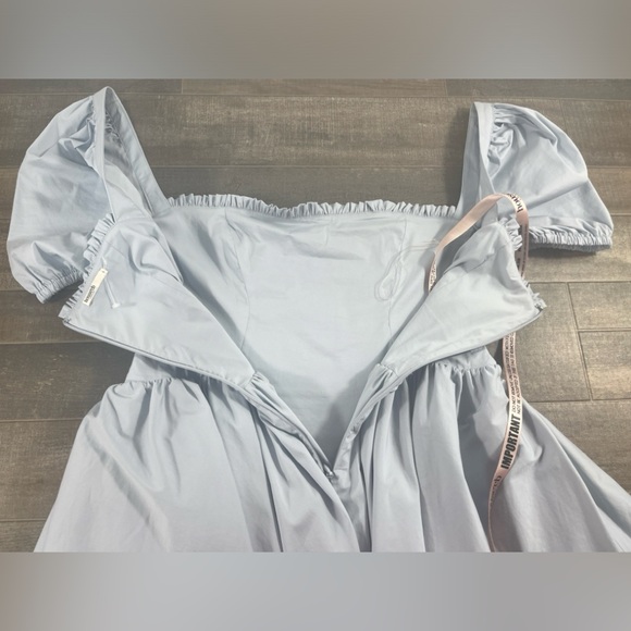 House of CB Maribel Soft Blue Mini Dress - Picture 7 of 14